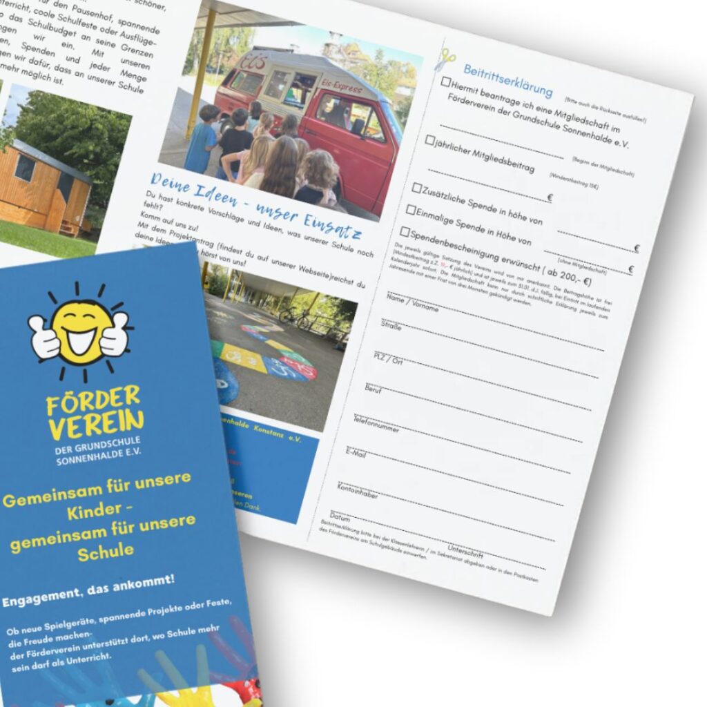 Beitrittserklärung Bild