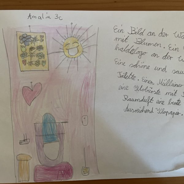 Toiletten Bild von einem Kind