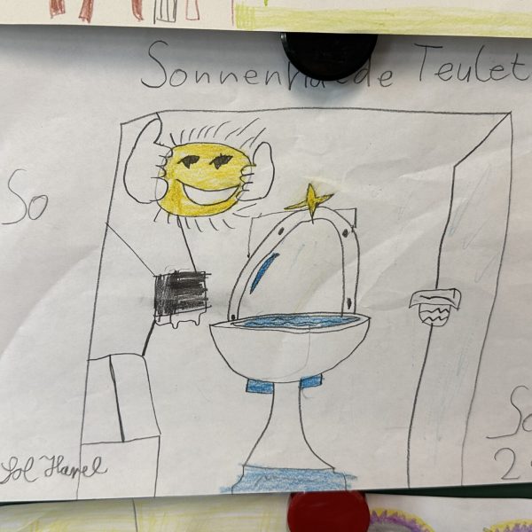 Toiletten Bild von einem Kind
